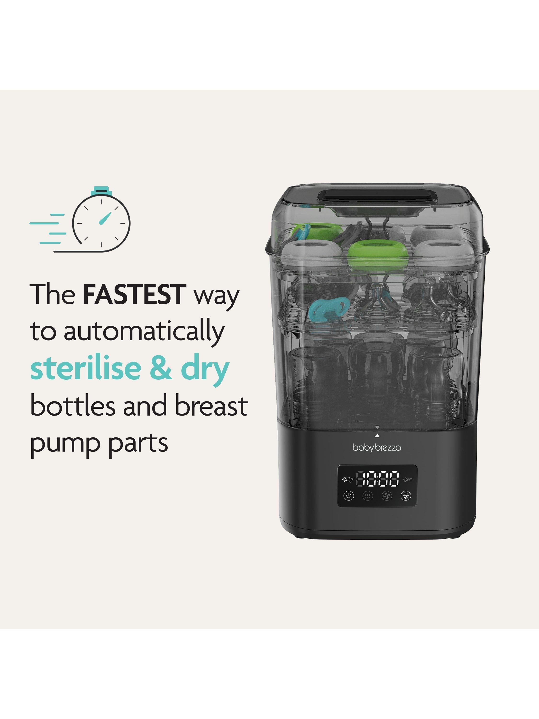 Baby Brezza SuperQuick steriliser dryer Black - British product