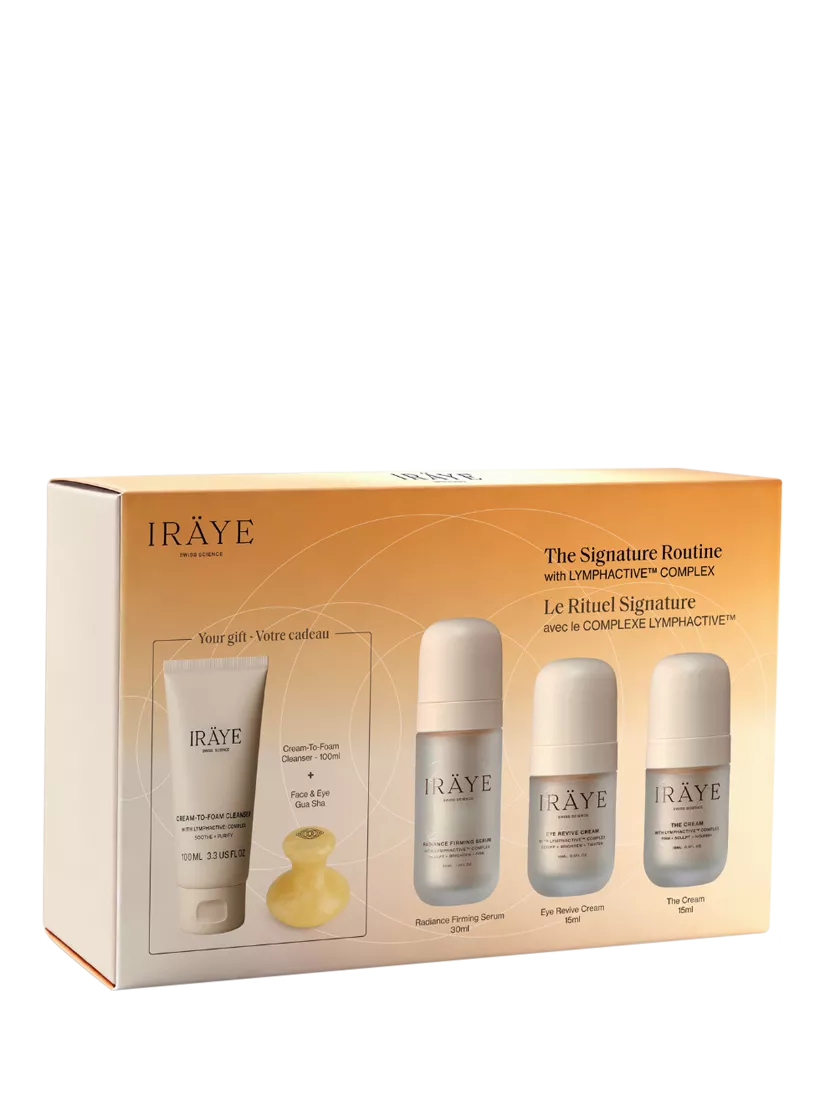 IRÄYE Skincare Signature Routine gift set, imported from the UK