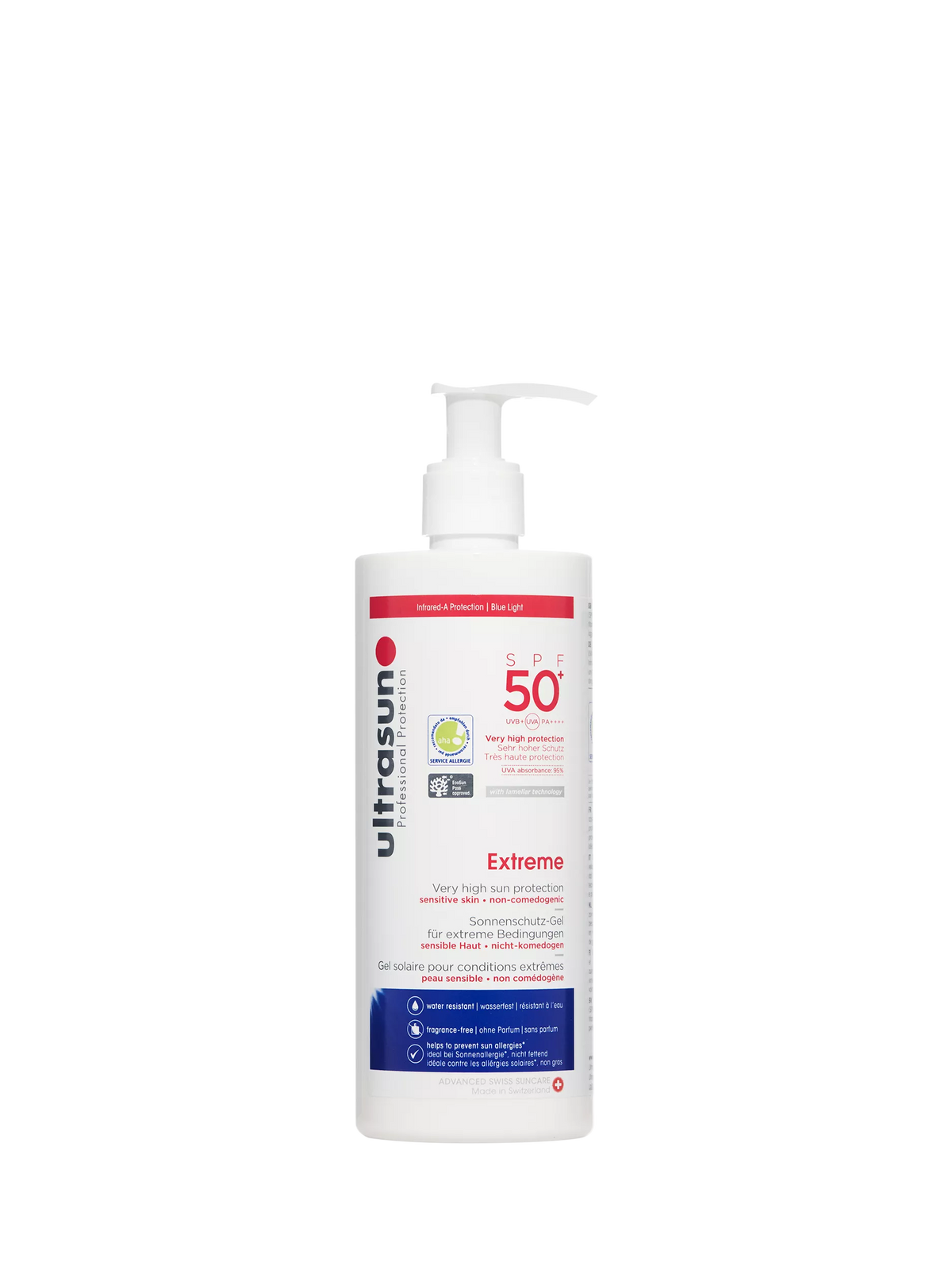 Ultrasun Extreme SPF50+ sun cream 400ml (British brand)