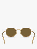 Giorgio Armani unisex round sunglasses brown frame, UK version