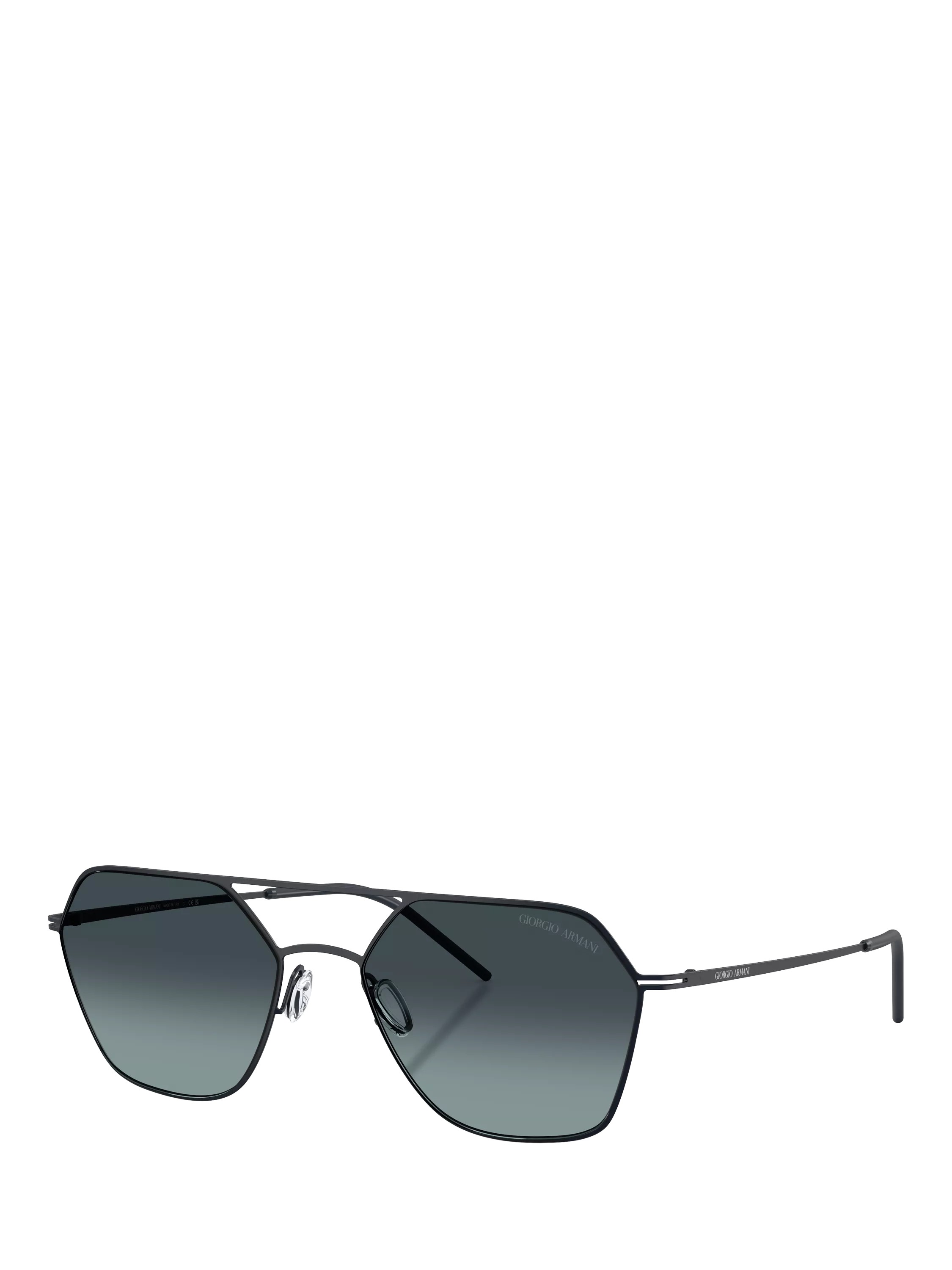 Giorgio Armani square sunglasses matte blue gradient (British brand)