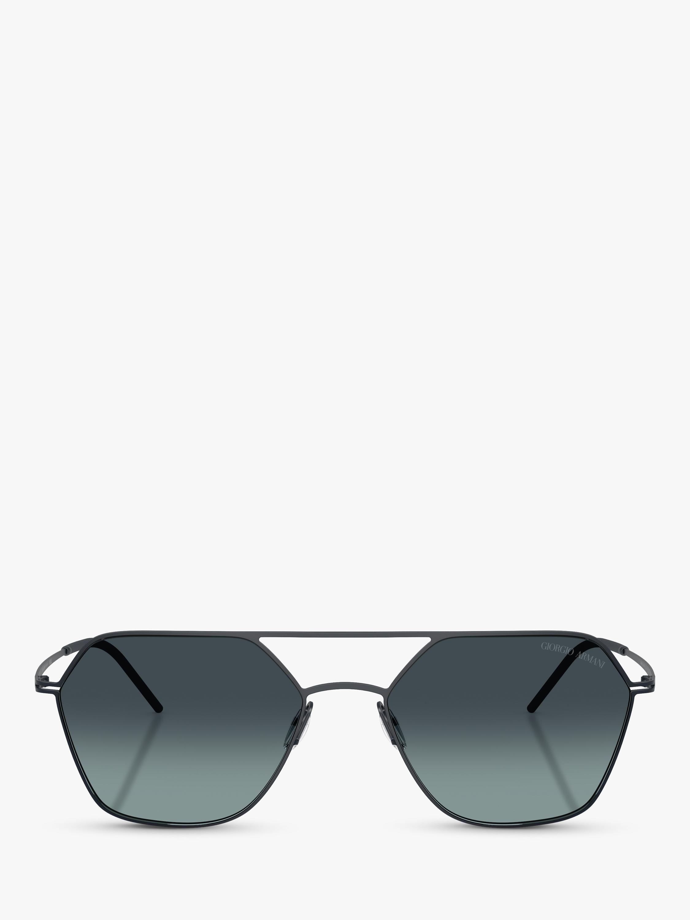 Giorgio Armani square sunglasses matte blue gradient (British brand)