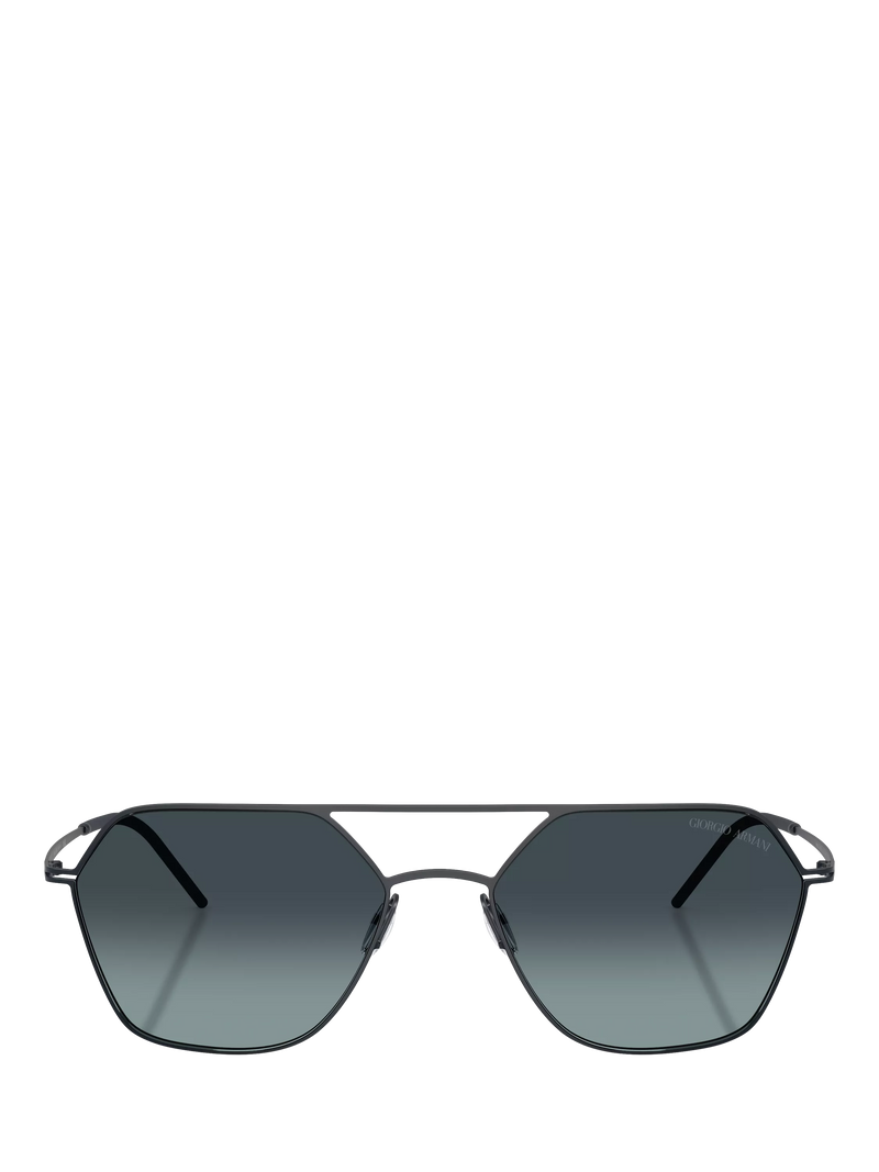 Giorgio Armani square sunglasses matte blue gradient (British brand)