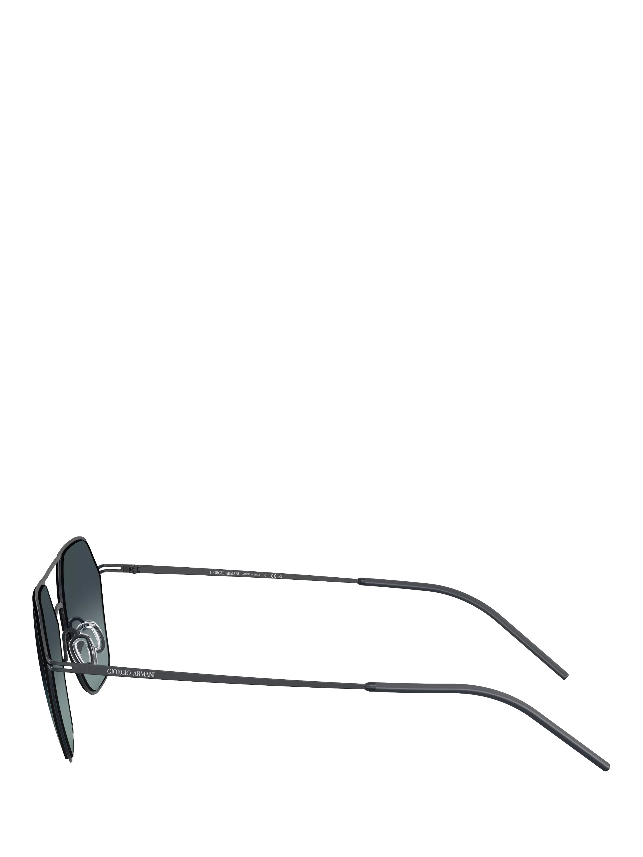 Giorgio Armani square sunglasses matte blue gradient (British brand)