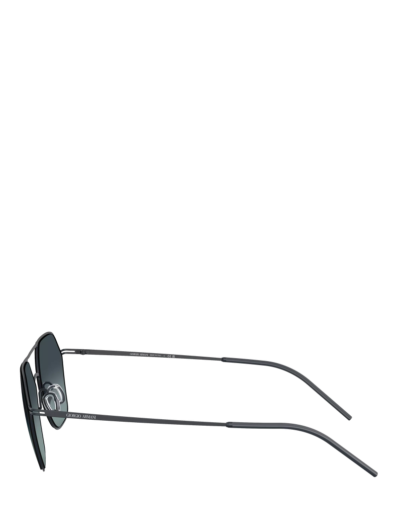 Giorgio Armani square sunglasses matte blue gradient (British brand)