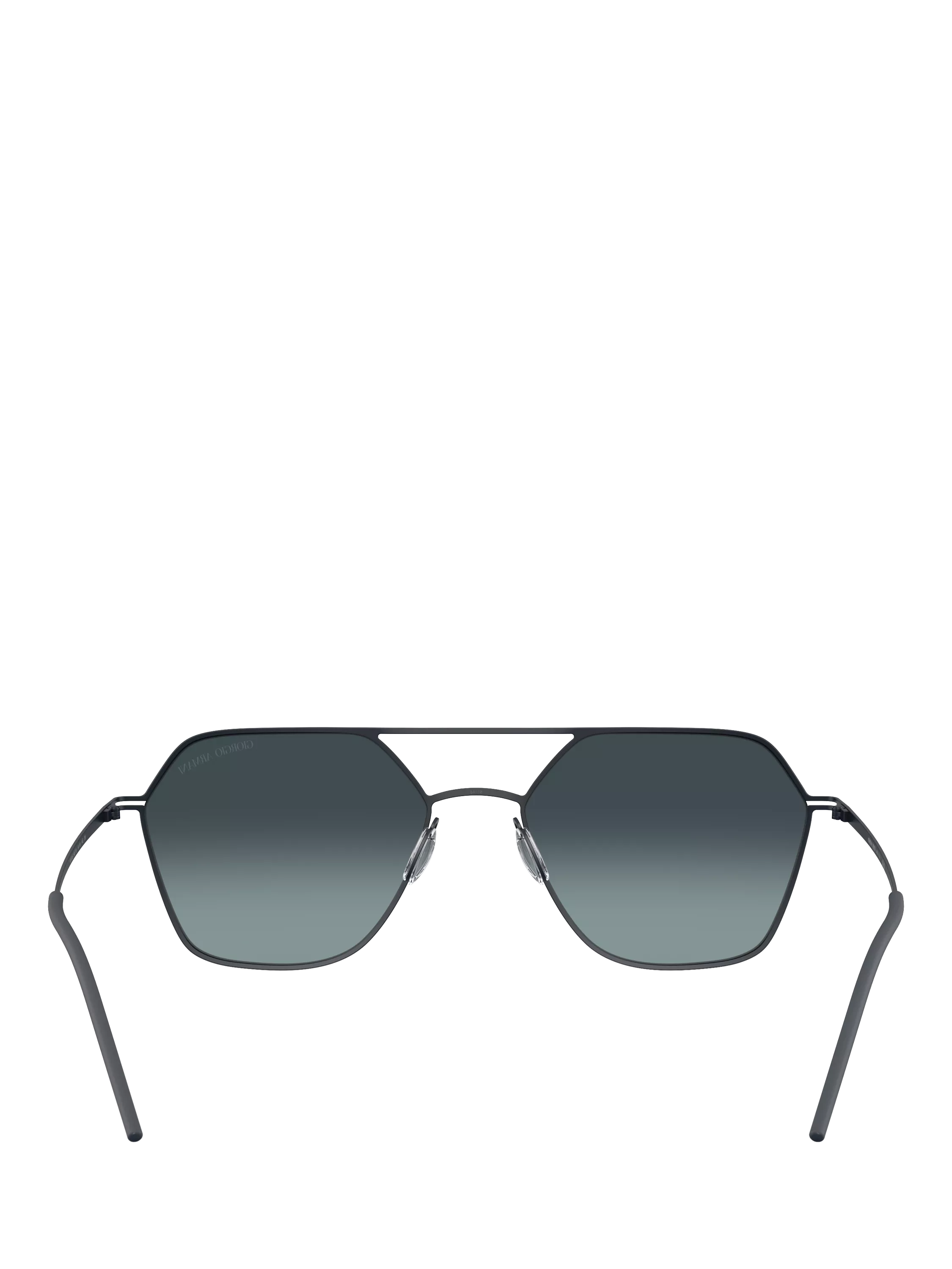 Giorgio Armani square sunglasses matte blue gradient (British brand)