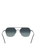 Giorgio Armani square sunglasses matte blue gradient (British brand)