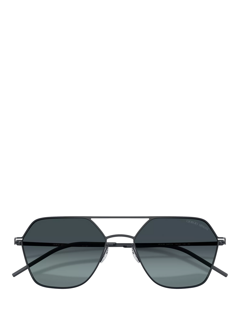 Giorgio Armani square sunglasses matte blue gradient (British brand)