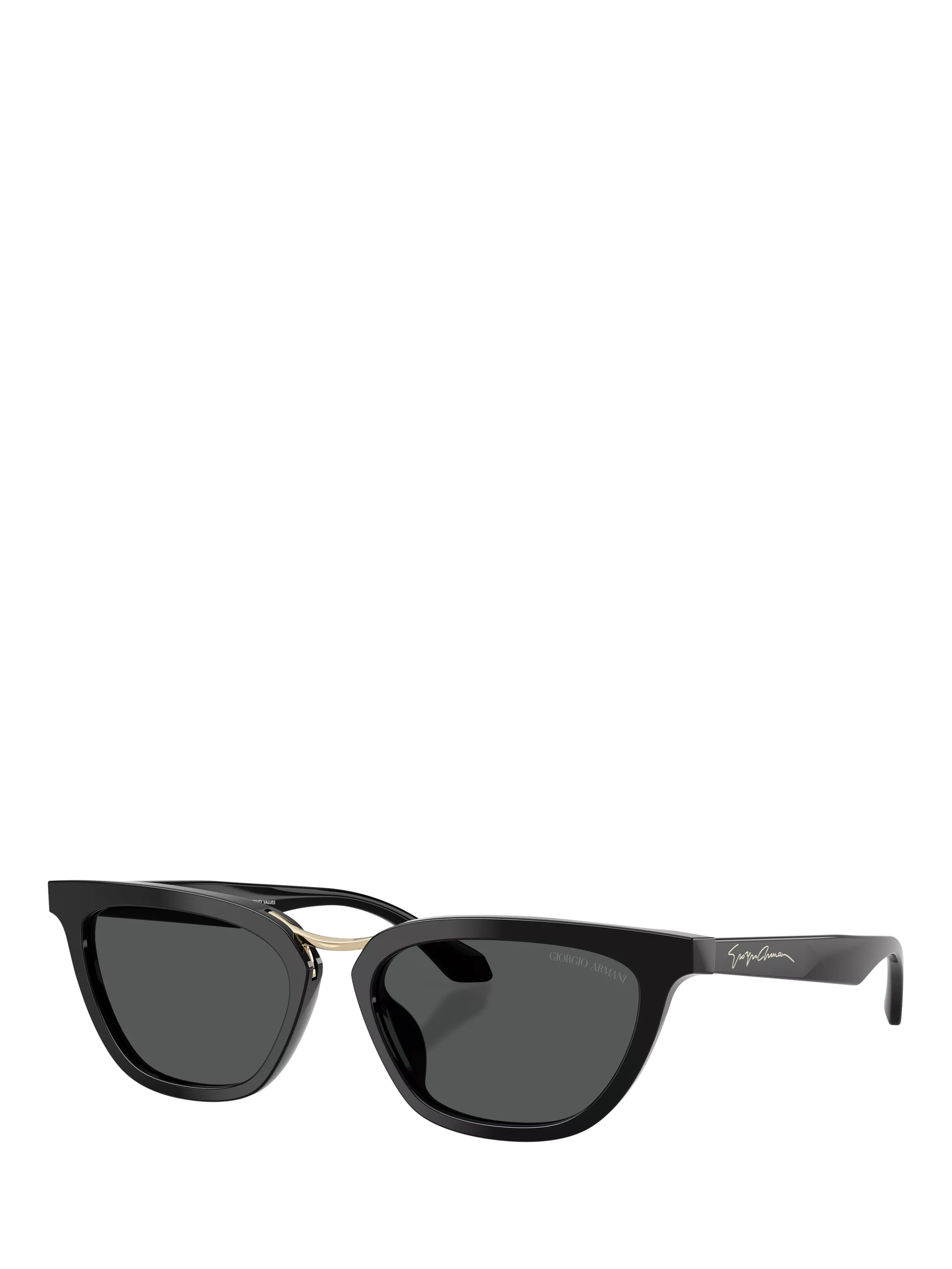 Giorgio Armani AR8253U Women's Butterfly Sunglasses, Black