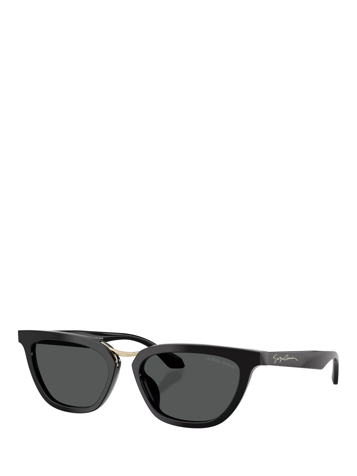 Giorgio Armani AR8253U Women's Butterfly Sunglasses, Black