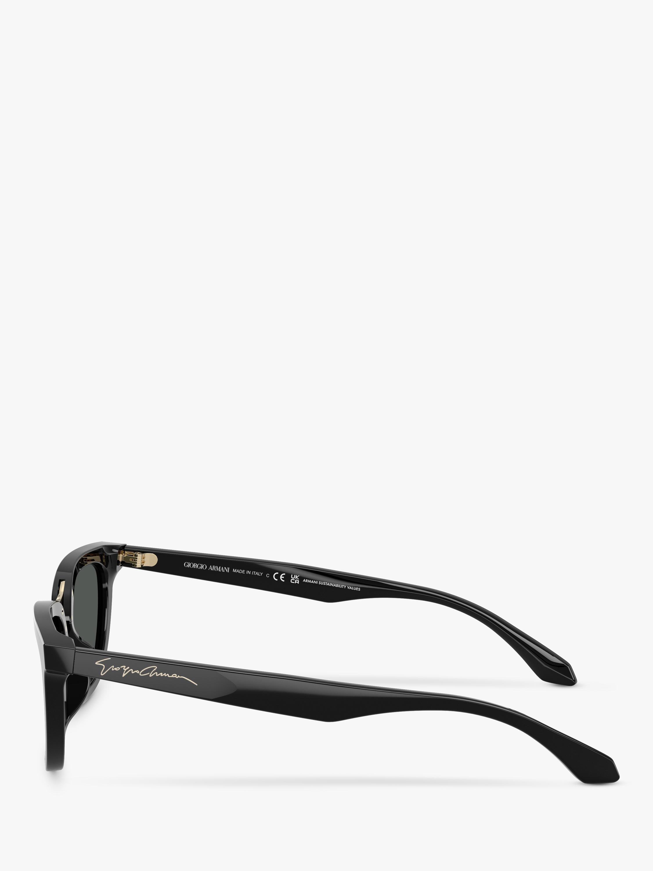 Giorgio Armani butterfly sunglasses black, UK version