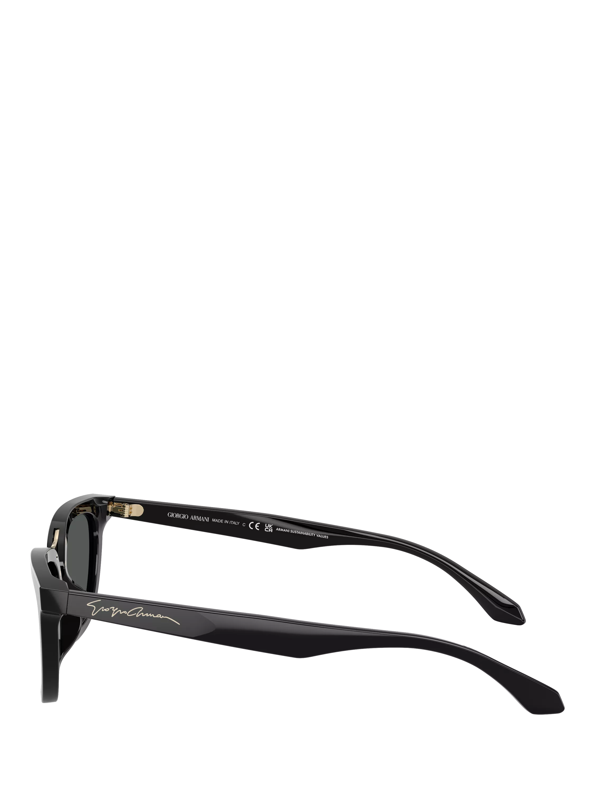 Giorgio Armani butterfly sunglasses black, UK version