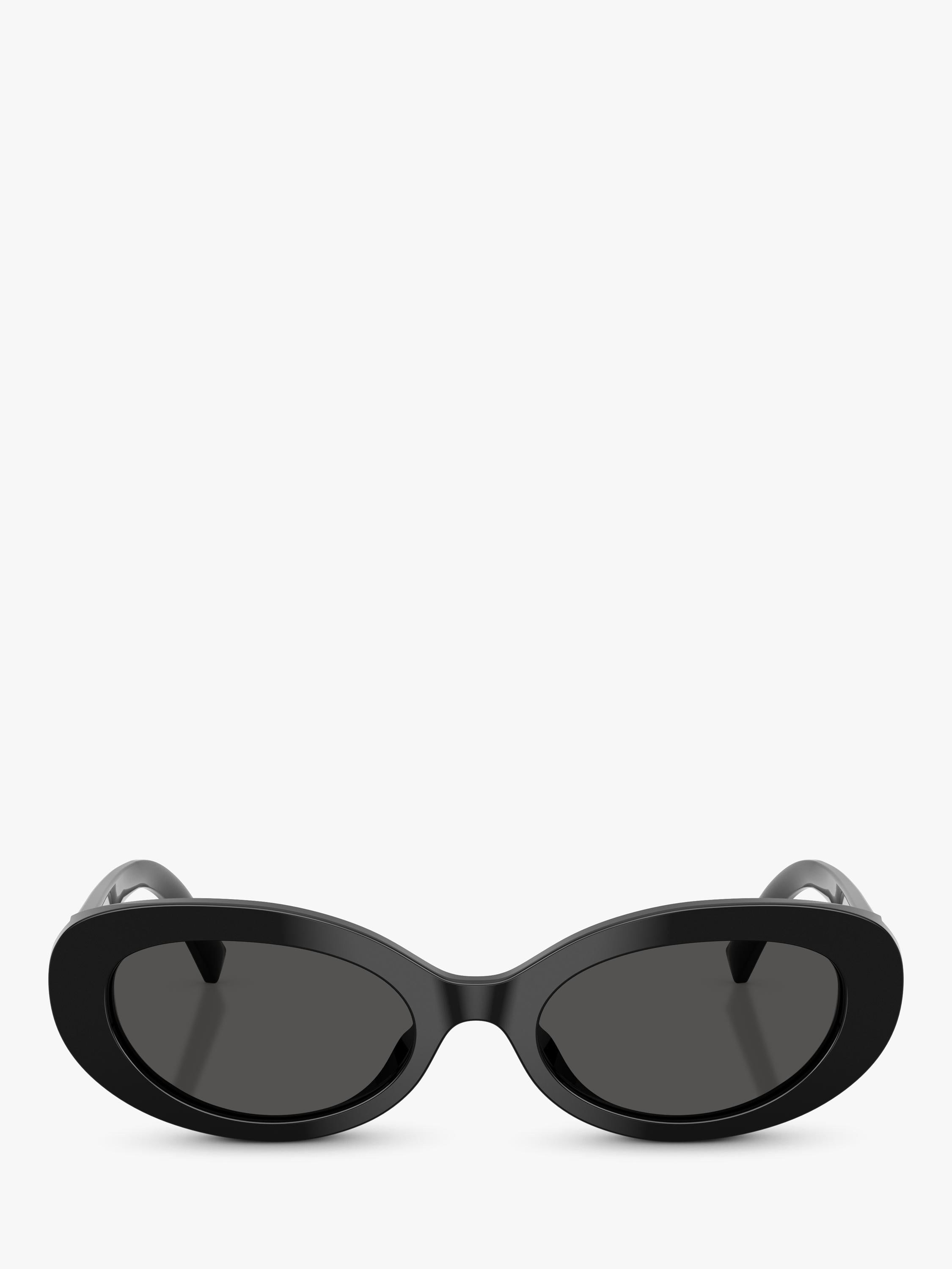 Dolce & Gabbana oval sunglasses black grey 53mm, UK version