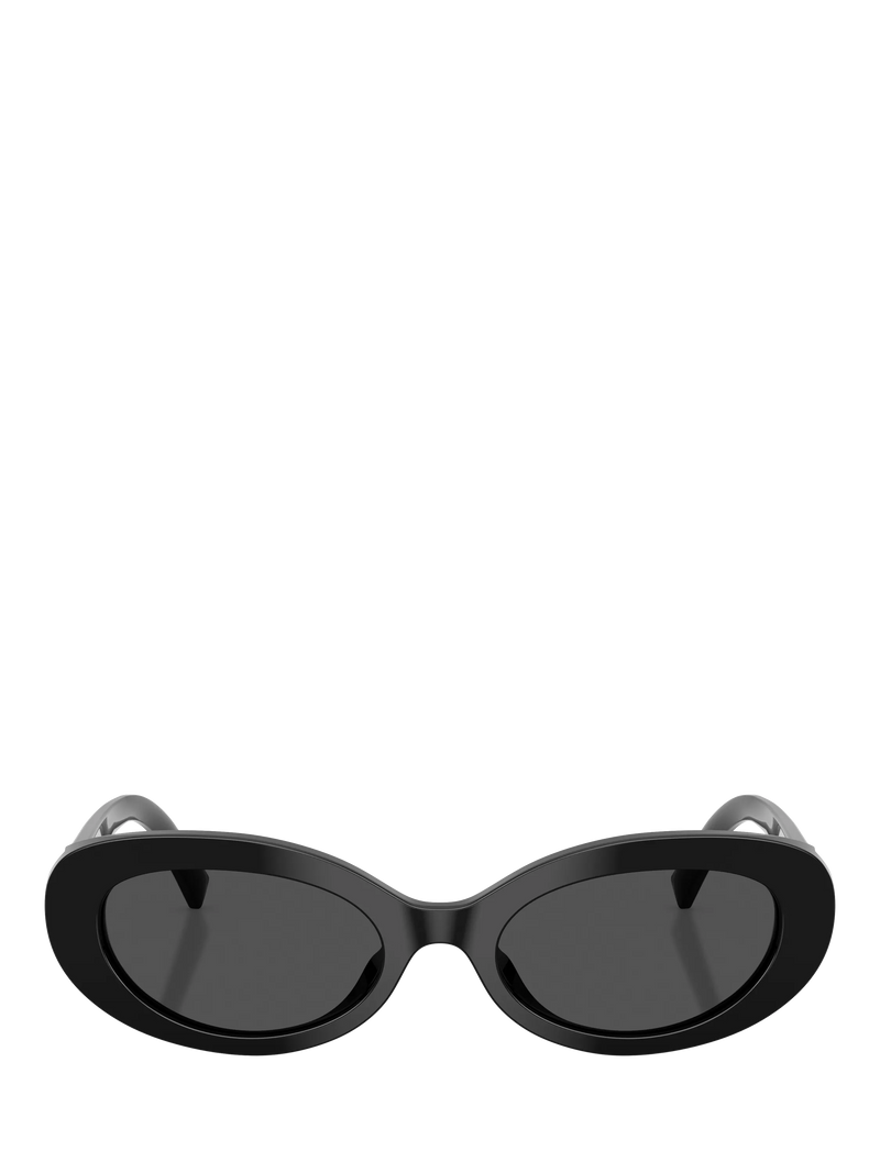 Dolce & Gabbana oval sunglasses black grey 53mm, UK version