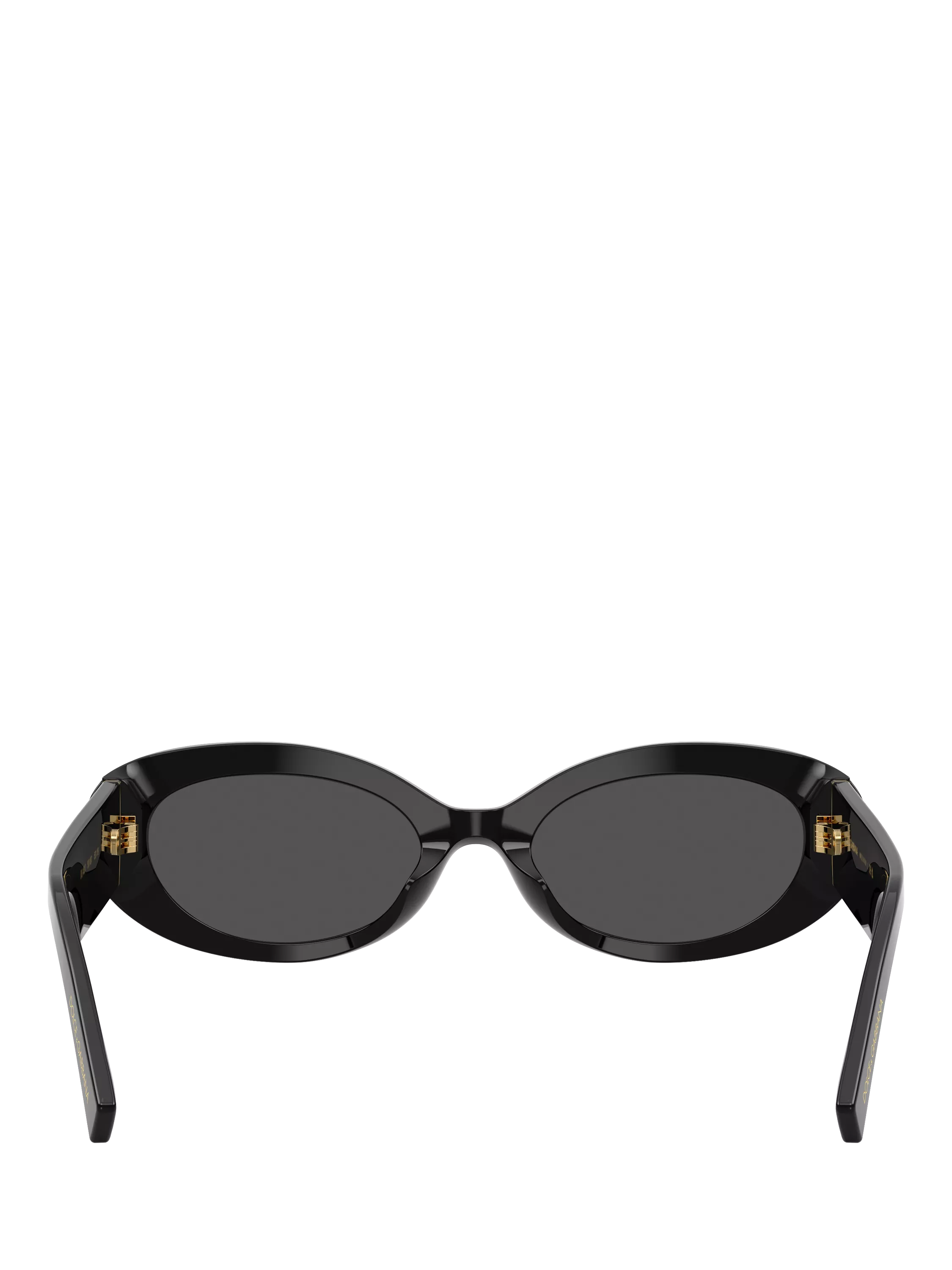 Dolce & Gabbana oval sunglasses black grey 53mm, UK version