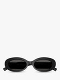 Dolce & Gabbana oval sunglasses black grey 53mm, UK version