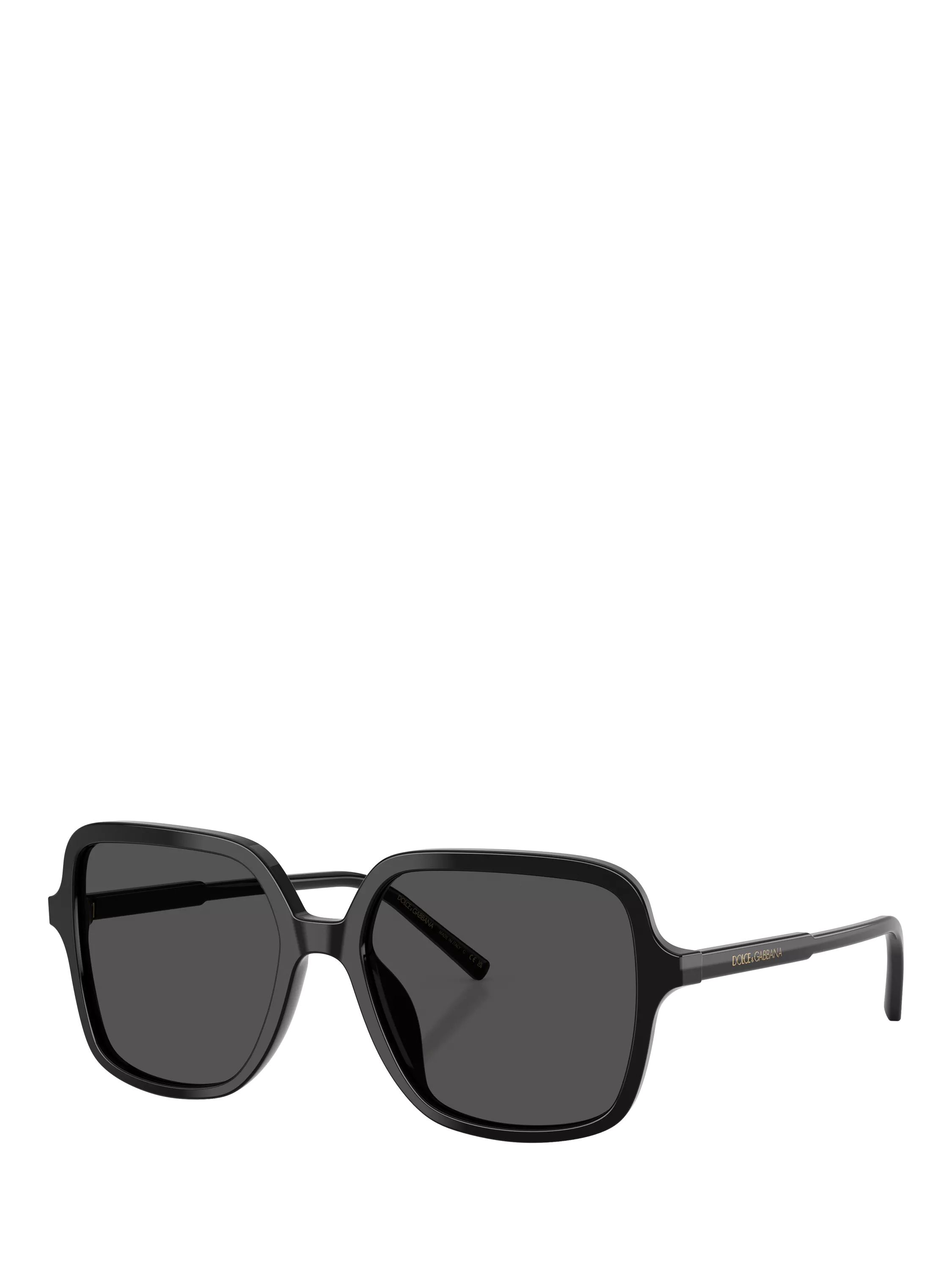 Dolce & Gabbana square black sunglasses 55mm lens, imported from the UK