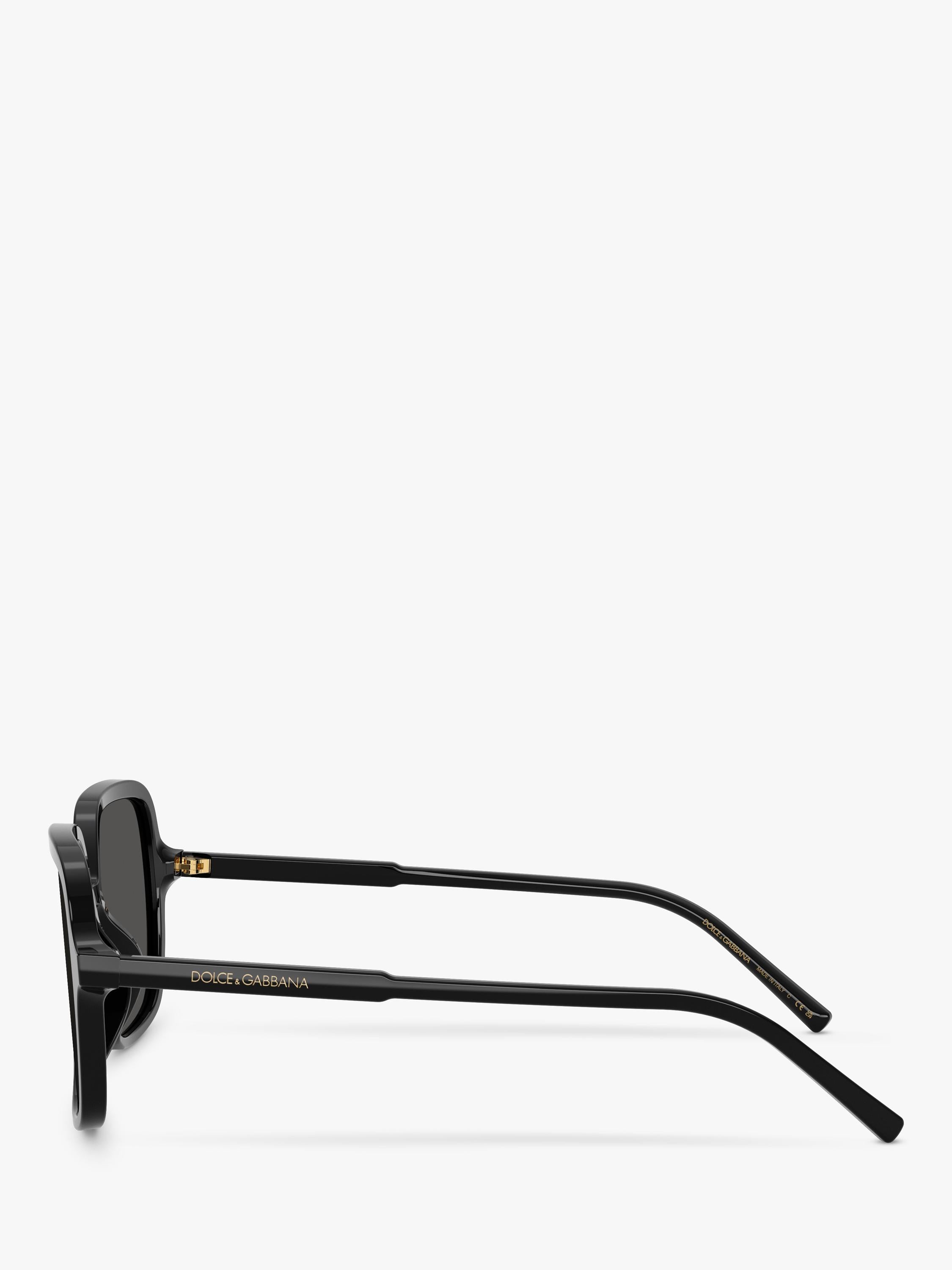 Dolce & Gabbana square black sunglasses 55mm lens, imported from the UK