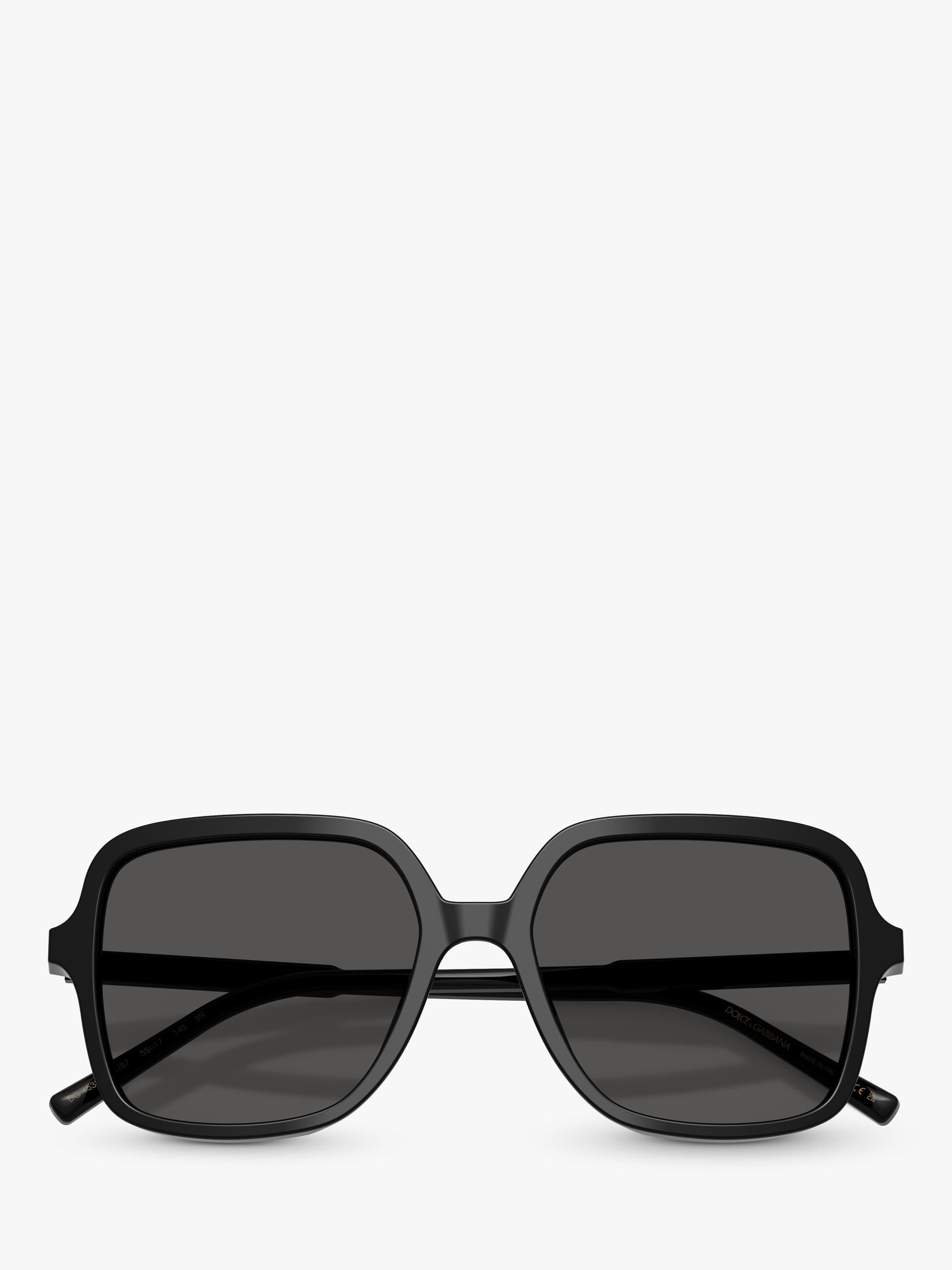 Dolce & Gabbana square black sunglasses 55mm lens, imported from the UK