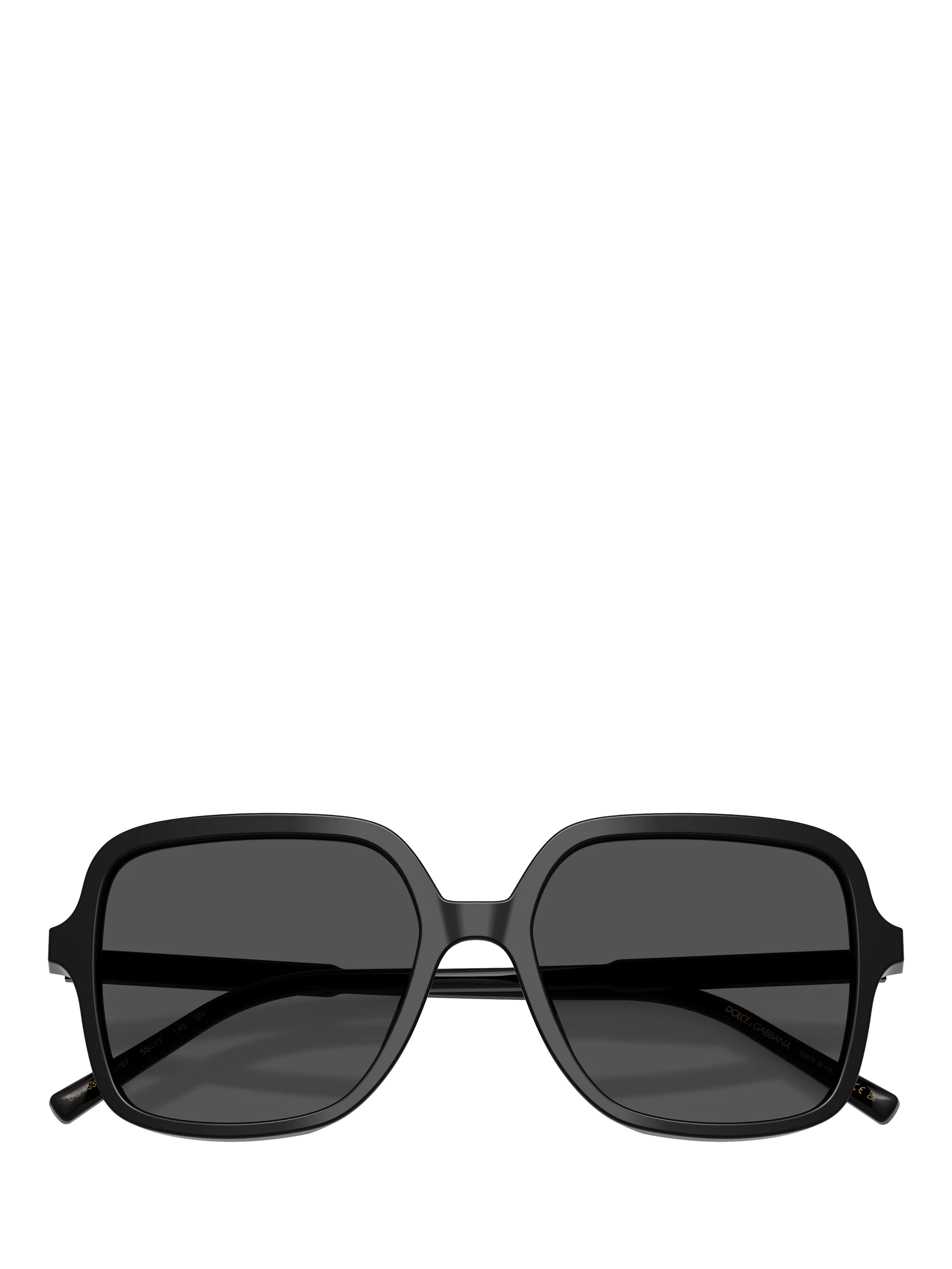Dolce & Gabbana square black sunglasses 55mm lens, imported from the UK