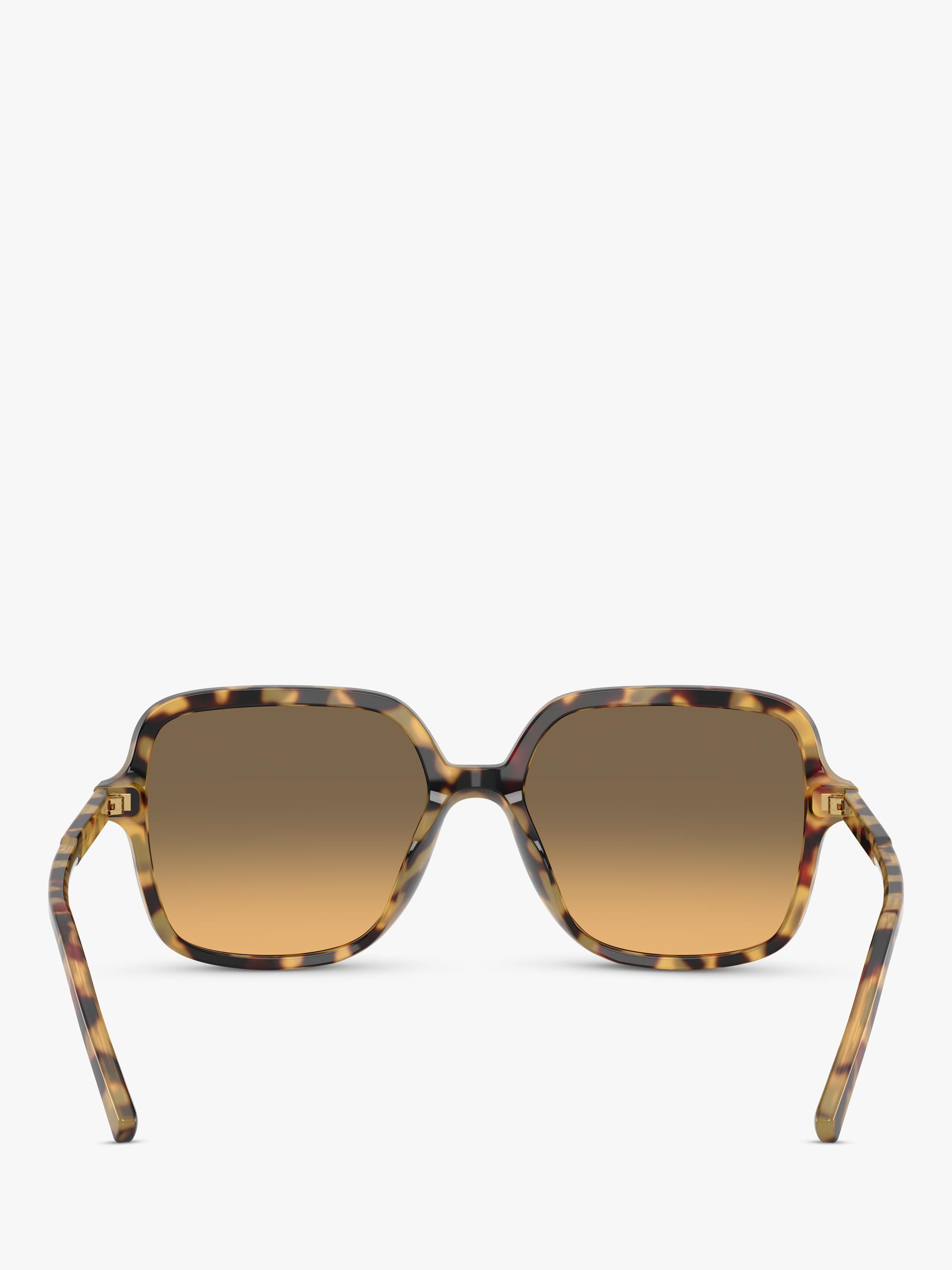 Dolce & Gabbana square sunglasses yellow Havana brown gradient, UK version