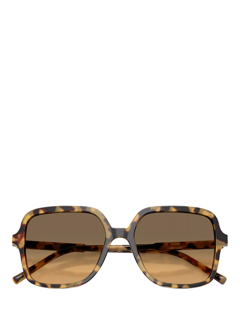 Dolce & Gabbana square sunglasses yellow Havana brown gradient, UK version