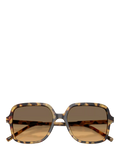Dolce & Gabbana square sunglasses yellow Havana brown gradient, UK version