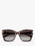Jimmy Choo square sunglasses Pink Havana grey gradient 54mm (British brand)
