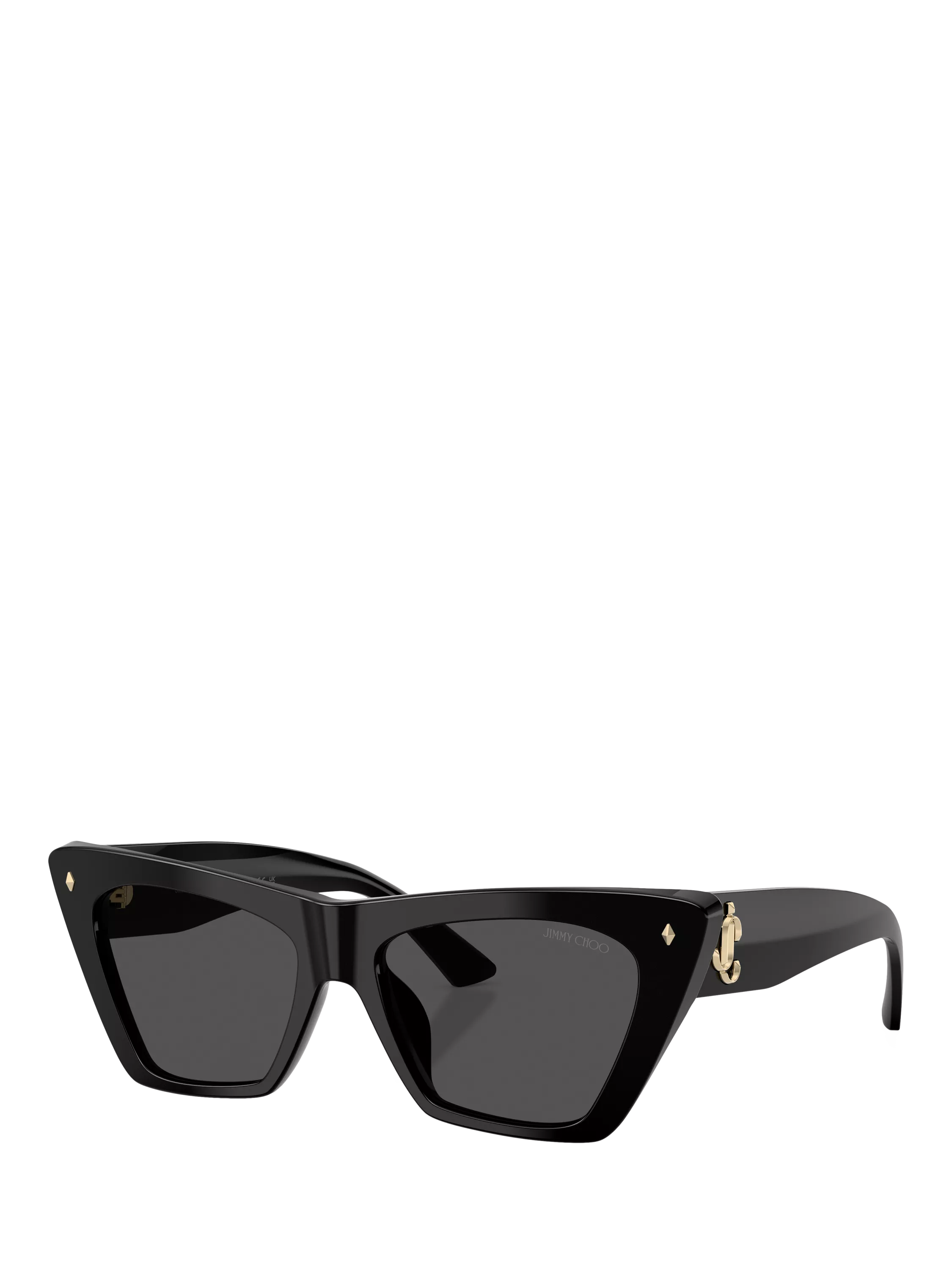 Jimmy Choo women's cat's eye sunglasses black frame, UK version
