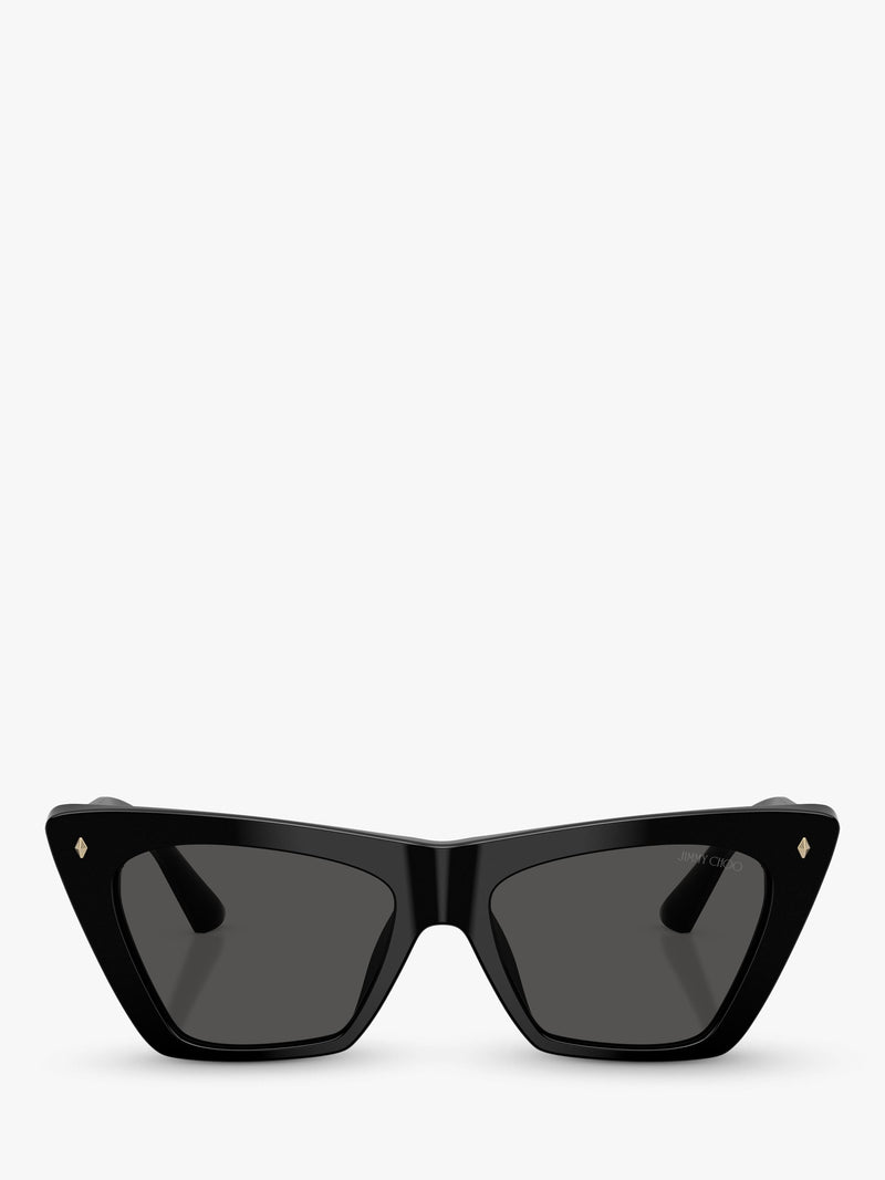 Jimmy Choo women's cat's eye sunglasses black frame, UK version