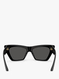 Jimmy Choo women's cat's eye sunglasses black frame, UK version