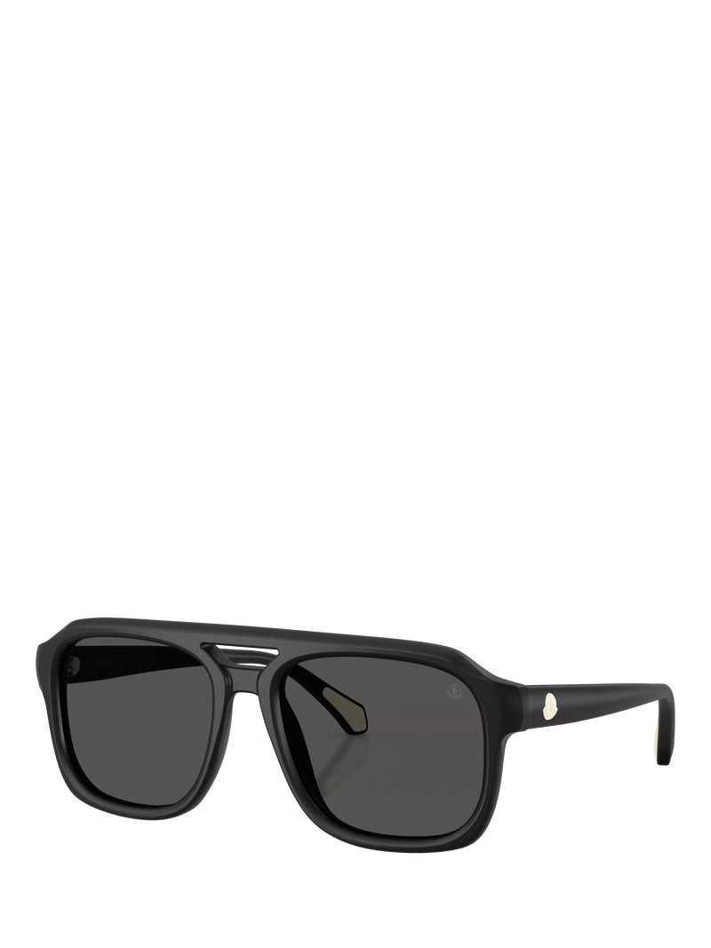 Moncler square sunglasses black frame polyamide, UK version