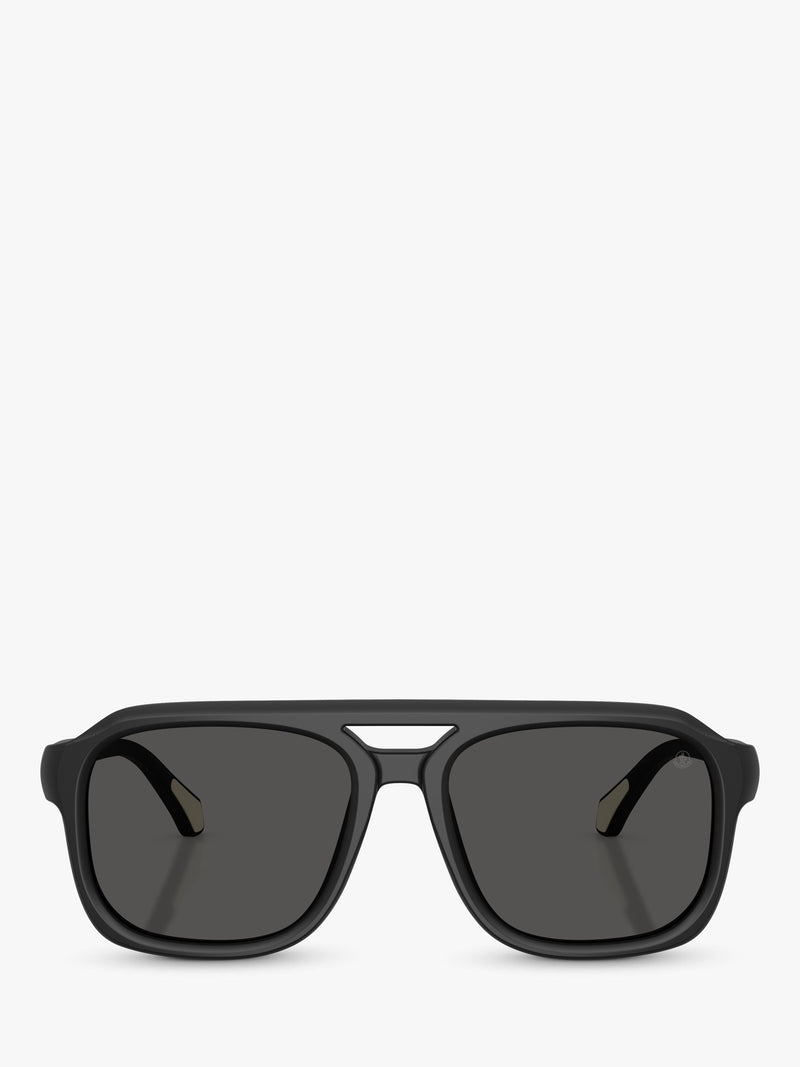 Moncler square sunglasses black frame polyamide, UK version
