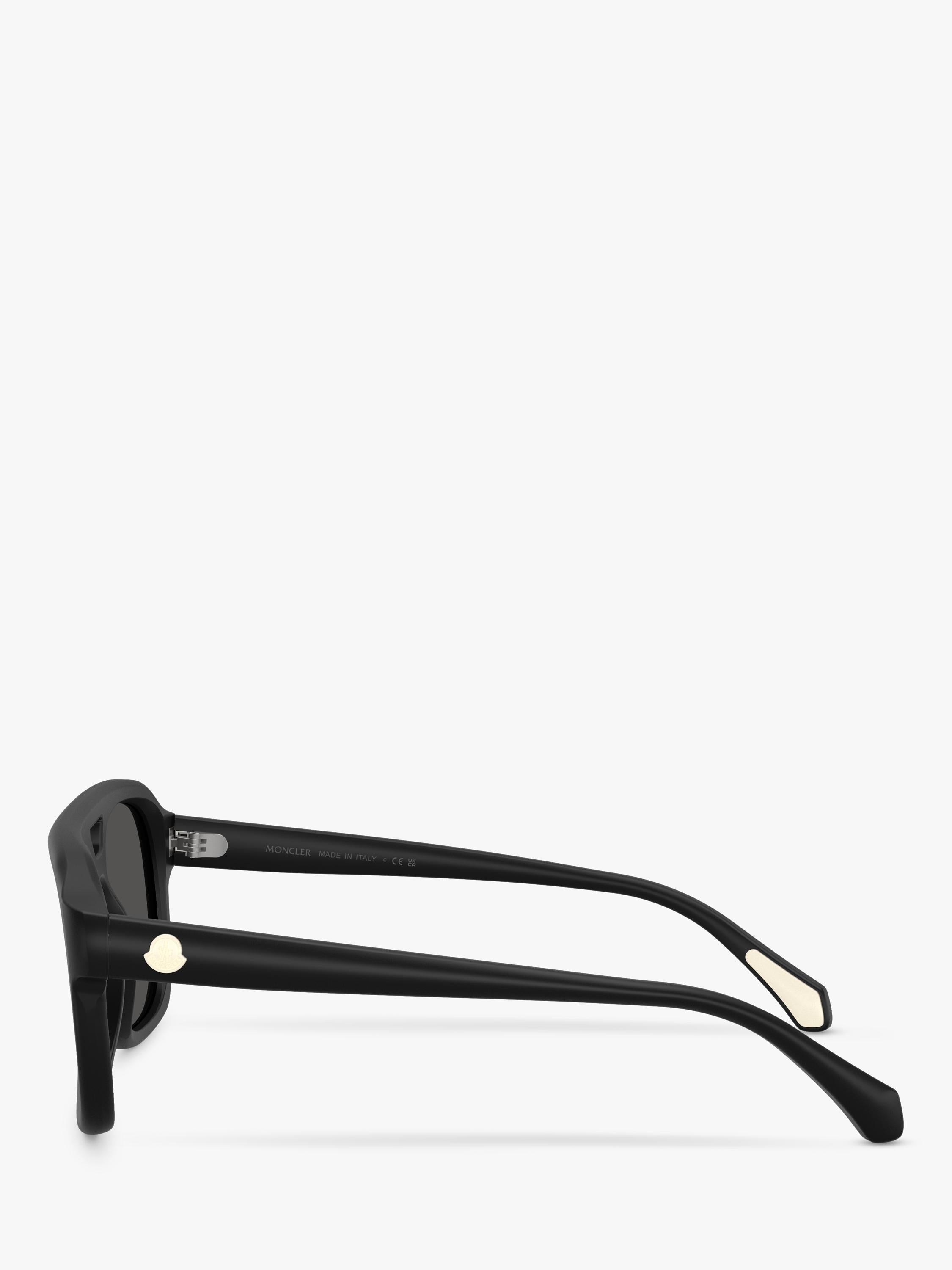 Moncler square sunglasses black frame polyamide, UK version