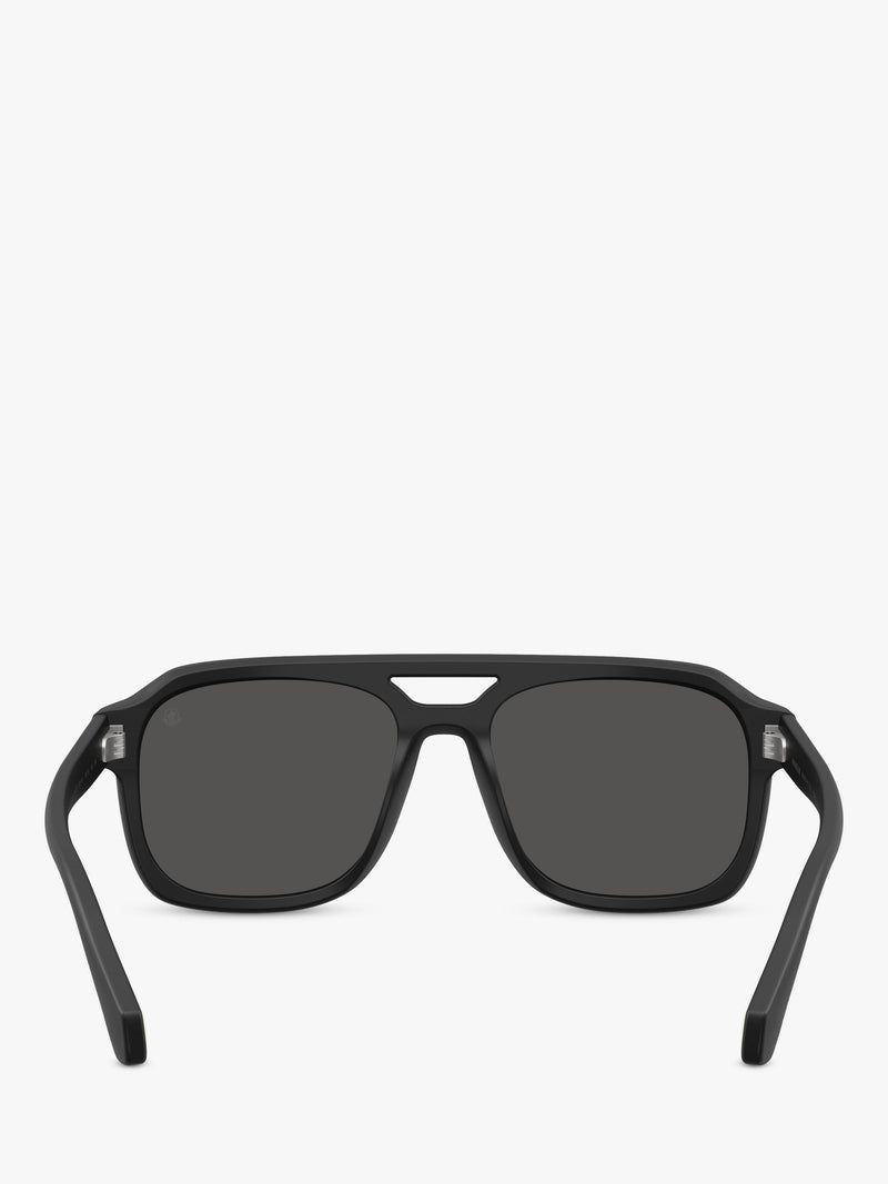 Moncler square sunglasses black frame polyamide, UK version