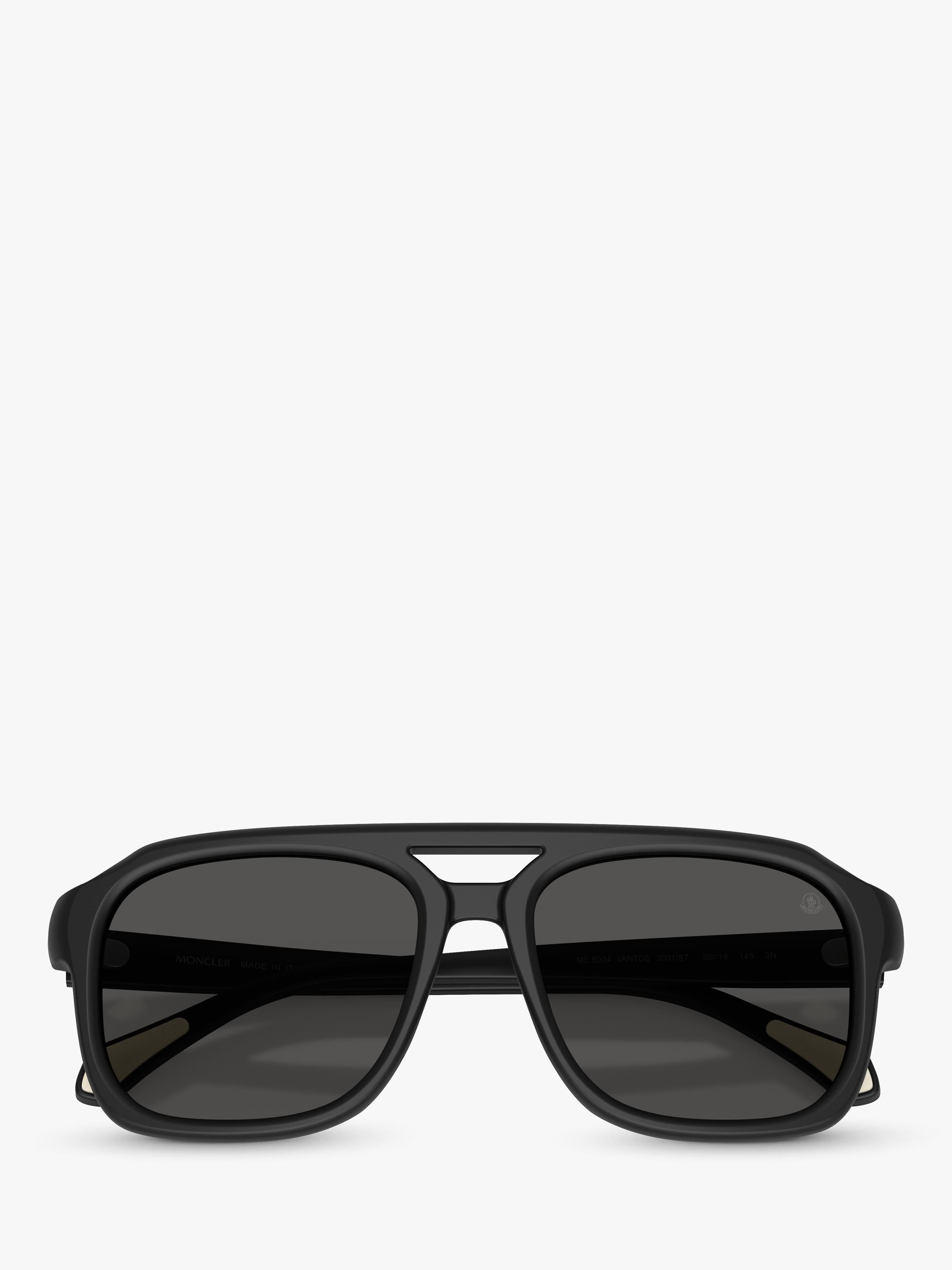 Moncler square sunglasses black frame polyamide, UK version