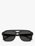 Moncler square sunglasses black frame polyamide, UK version