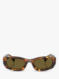 Miu Miu irregular sunglasses brown frame 53mm (British brand)