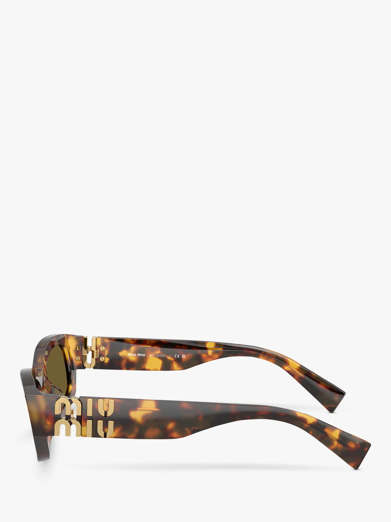 Miu Miu irregular sunglasses brown frame 53mm (British brand)