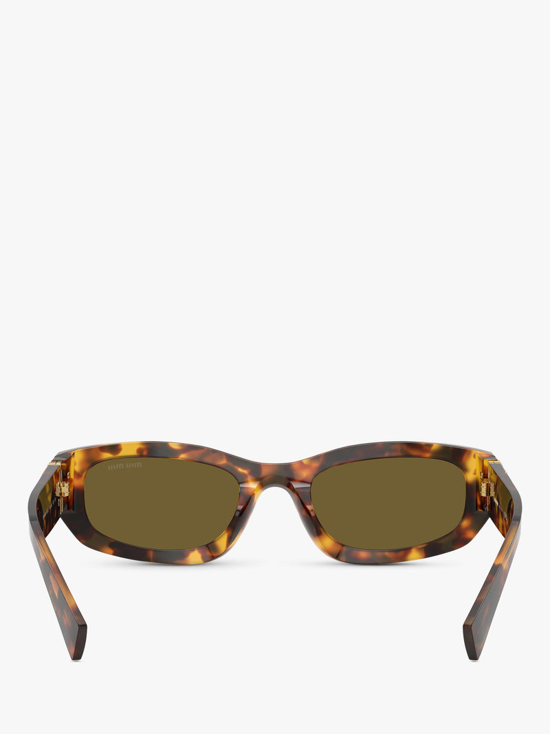 Miu Miu irregular sunglasses brown frame 53mm (British brand)