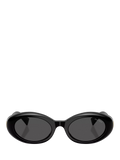 Miu Miu oval sunglasses black polyamide lenses UK version