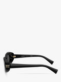 Miu Miu oval sunglasses black polyamide lenses UK version