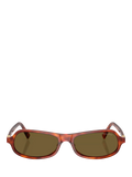 Miu Miu irregular sunglasses Havana Cognac brown - imported from the UK