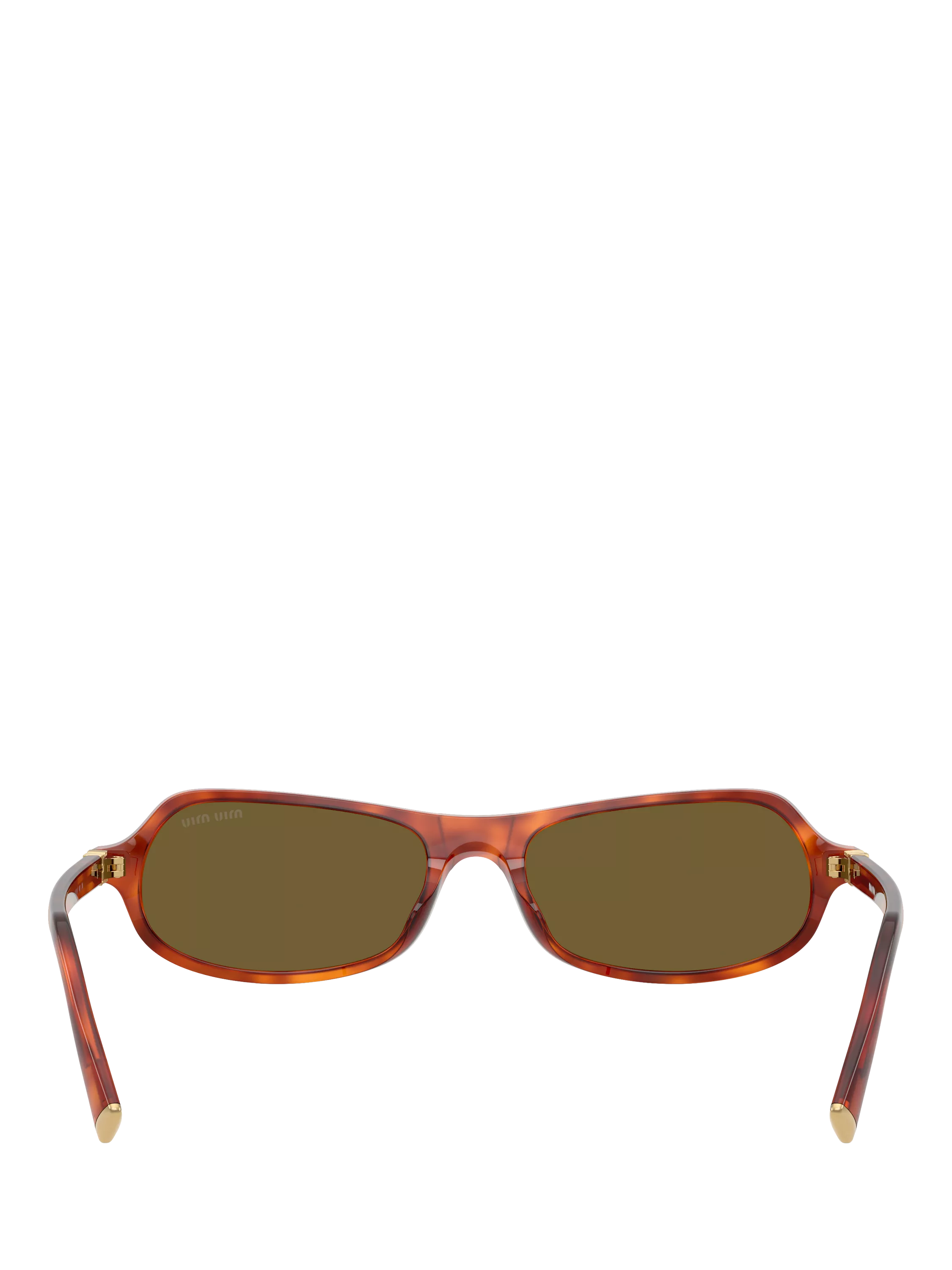 Miu Miu irregular sunglasses Havana Cognac brown - imported from the UK