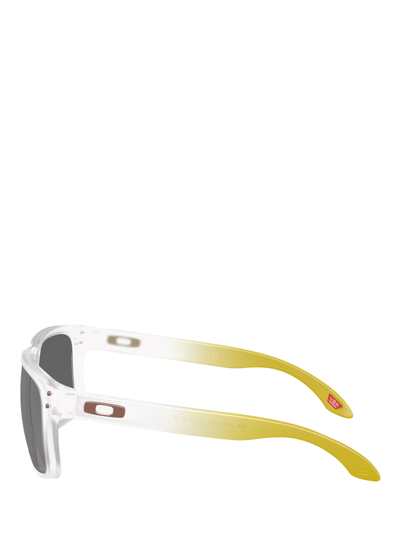 Oakley OO9102 polarised square sunglasses matte clear grey, imported from the UK