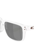 Oakley OO9102 polarised square sunglasses matte clear grey, imported from the UK