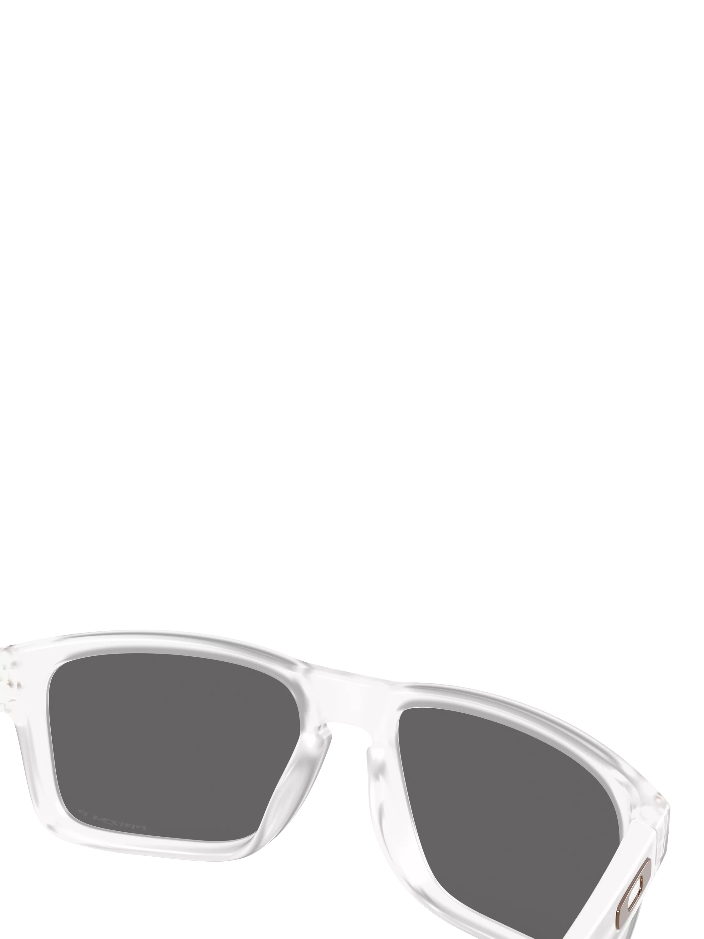 Oakley OO9102 polarised square sunglasses matte clear grey, imported from the UK