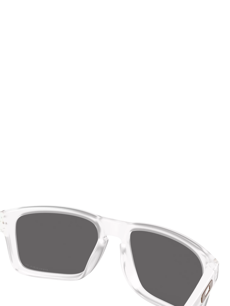 Oakley OO9102 polarised square sunglasses matte clear grey, imported from the UK