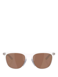 Oakley OO9286 polarised D-frame sunglasses matte clear/brown - British product