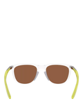 Oakley OO9286 polarised D-frame sunglasses matte clear/brown - British product